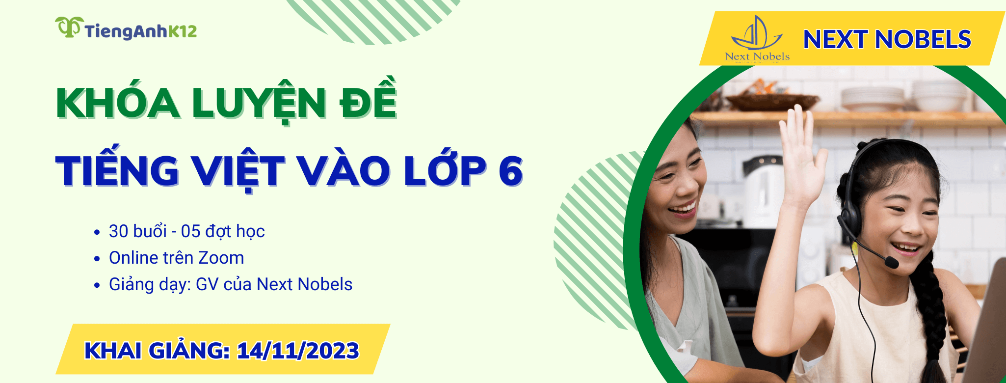 Khóa luyện đề Tiếng Việt vào 6